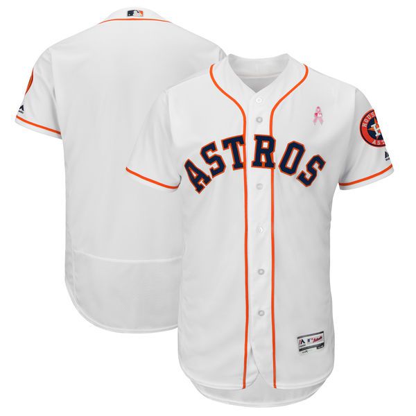 Men Houston Astros Blank White Mothers Edition MLB Jerseys->san francisco giants->MLB Jersey